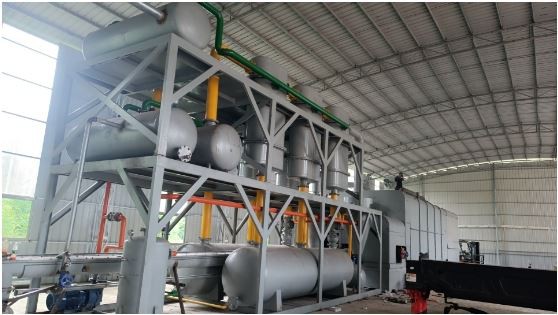 Pool{0}}pideva pürolüüsi masin